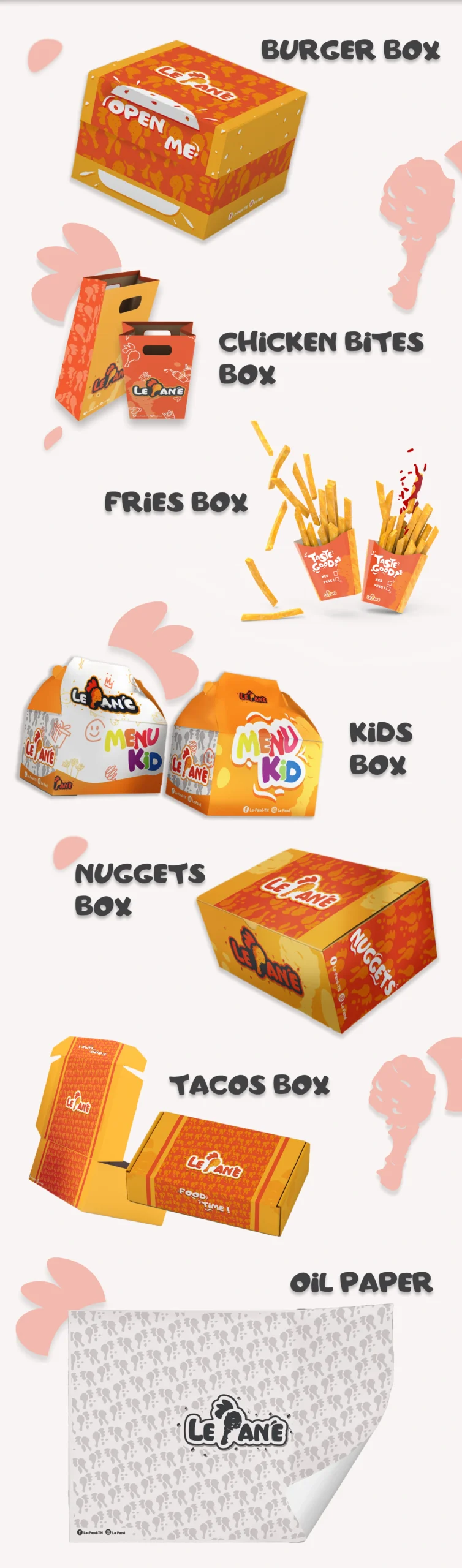 Le Pané packaging design